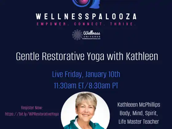 Wellnesspalooza 2025 凱瑟琳·麥克菲利普斯 (Kathleen McPhillips) 的溫和復育瑜伽