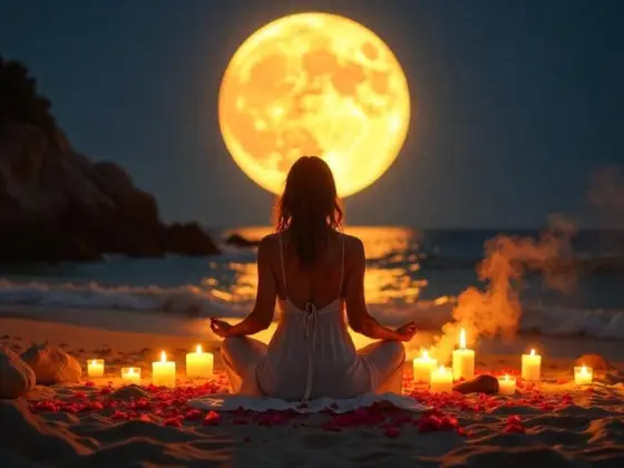 Méditation de la pleine super lune
